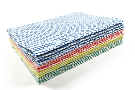 KOI Glastuch blau ca. 40x40cm